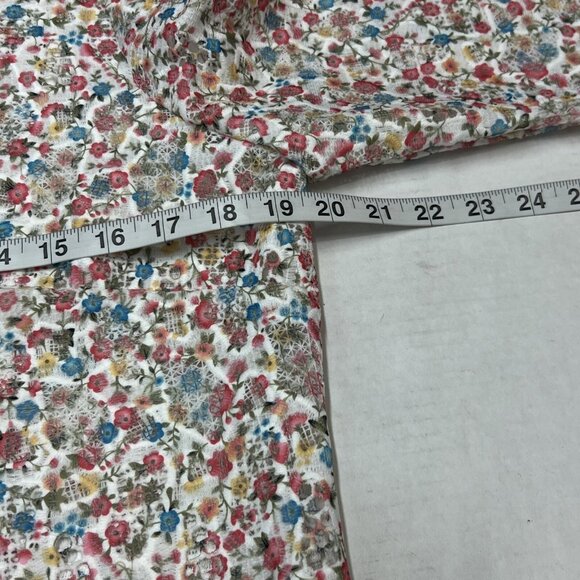 Catherine Malandrino Cardigan Womens 6 Ditsy Floral Lace Overlay Duster Cottage - Picture 9 of 9